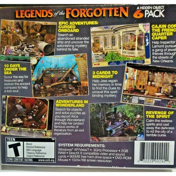 Lot 26 Viva Mysteries Hidden Object Mystery Adventure PC Games CD-ROM Computer - Picture 8 of 9